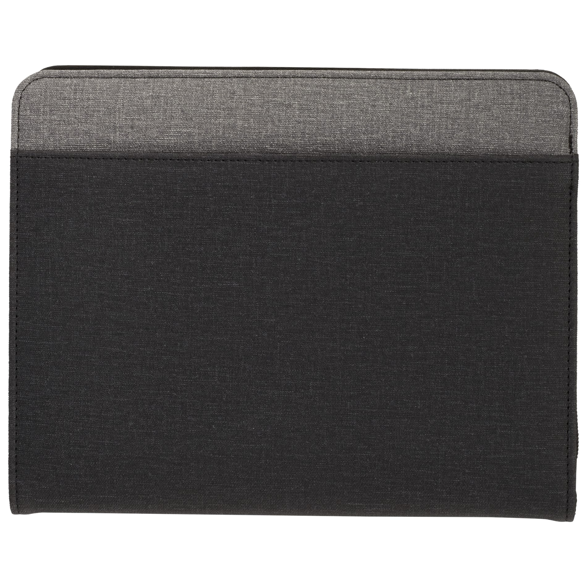 Front View of Gray Stockton 5000 mAh Wireless Charging Journal plain