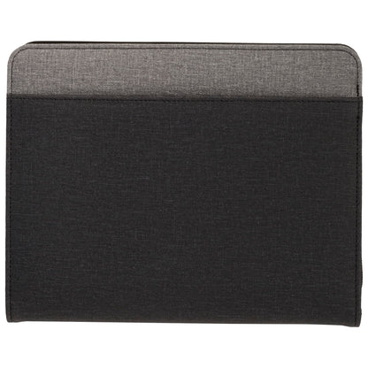 Front View of Gray Stockton 5000 mAh Wireless Charging Journal plain
