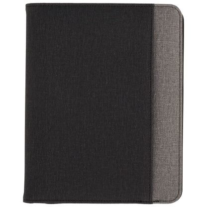 Front View of Gray Stockton 5000 mAh Wireless Charging Journal plain