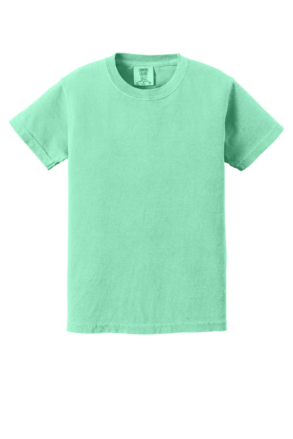 Front View of Island Reef COMFORT COLORS Youth Heavyweight Ring Spun Tee. 9018