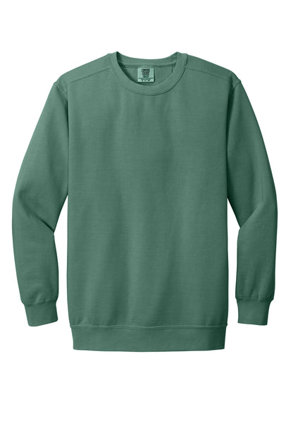 Front View of LightGreen COMFORT COLORS Ring Spun Crewneck Sweatshirt. 1566