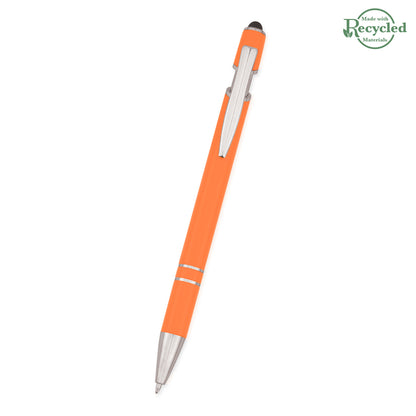 Front View of ORANGE ROSLIN INCLINE STYLUS PEN plain grouped