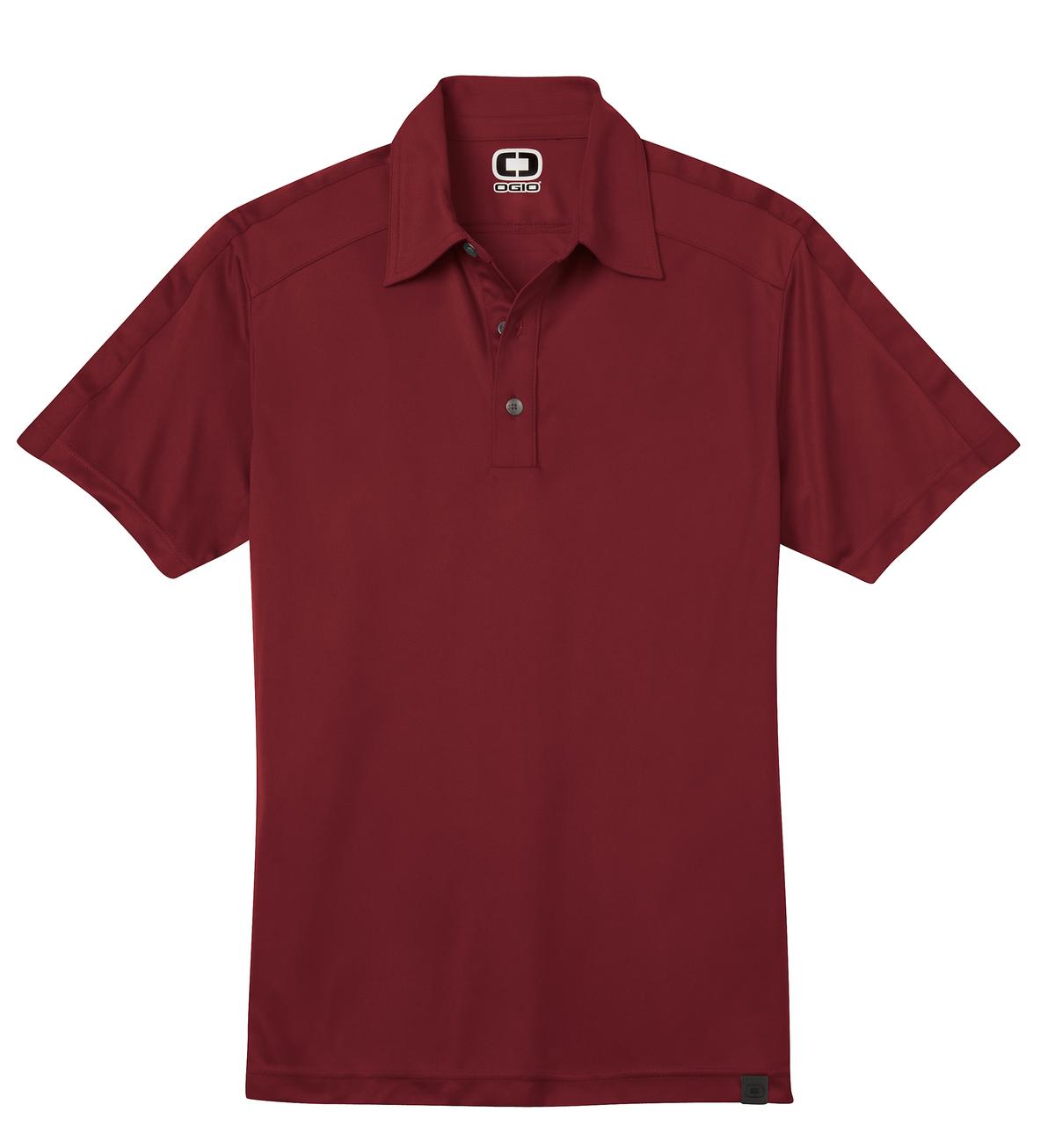 Front View of Rebel Red OGIO - Hybrid Polo. OG109