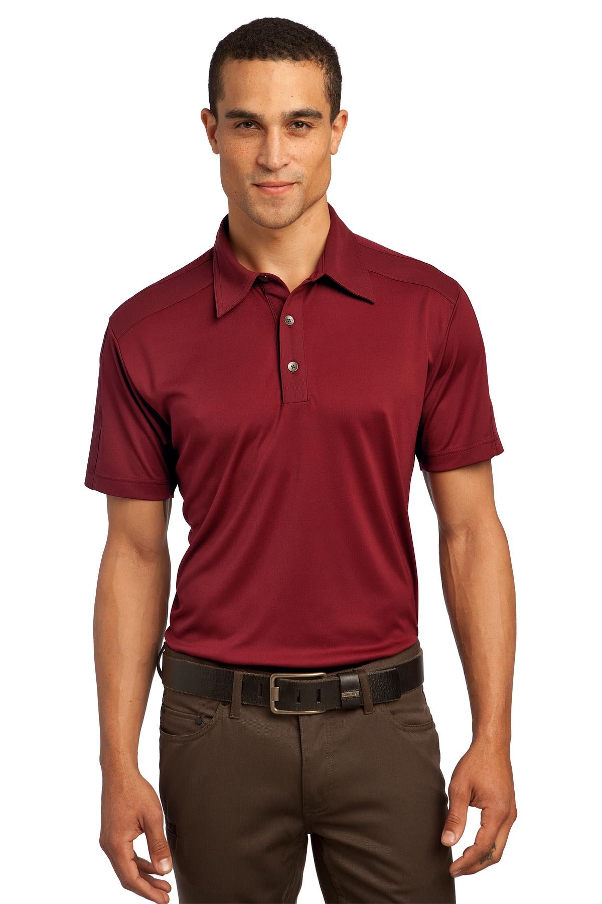 Front View of Rebel Red OGIO - Hybrid Polo. OG109