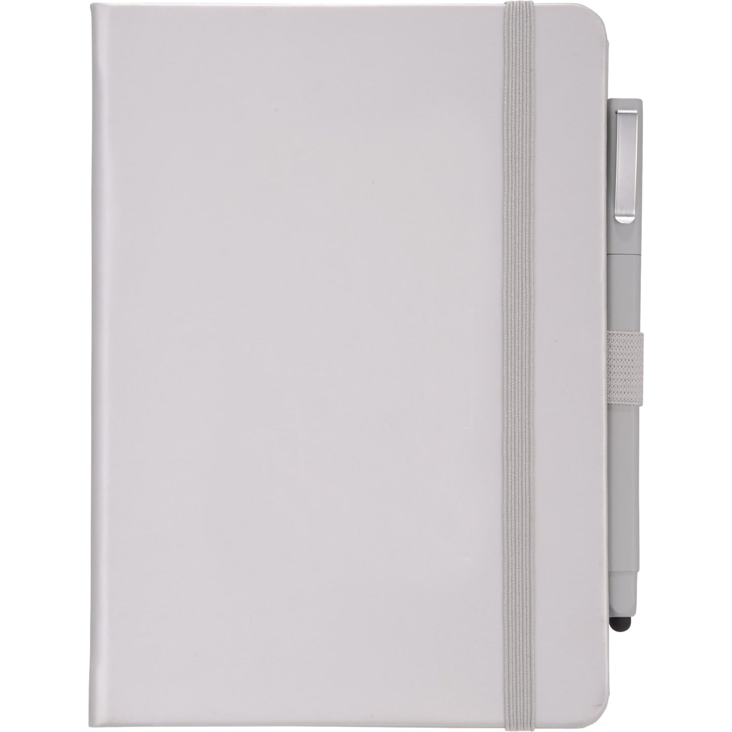 Front View of Silver FSC® Mix Vienna Hard Bound Journal Bundle Set plain