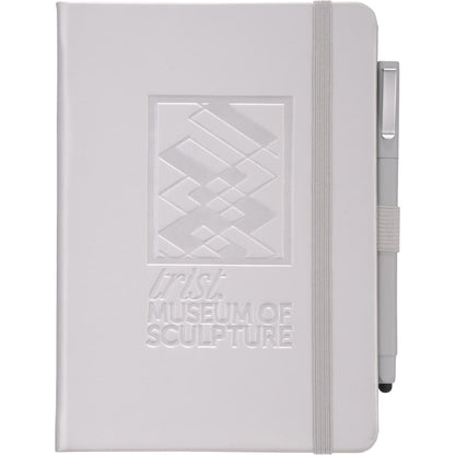 Front View of Silver FSC® Mix Vienna Hard Bound Journal Bundle Set