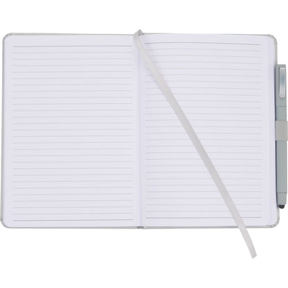 Front View of Silver FSC® Mix Vienna Hard Bound Journal Bundle Set