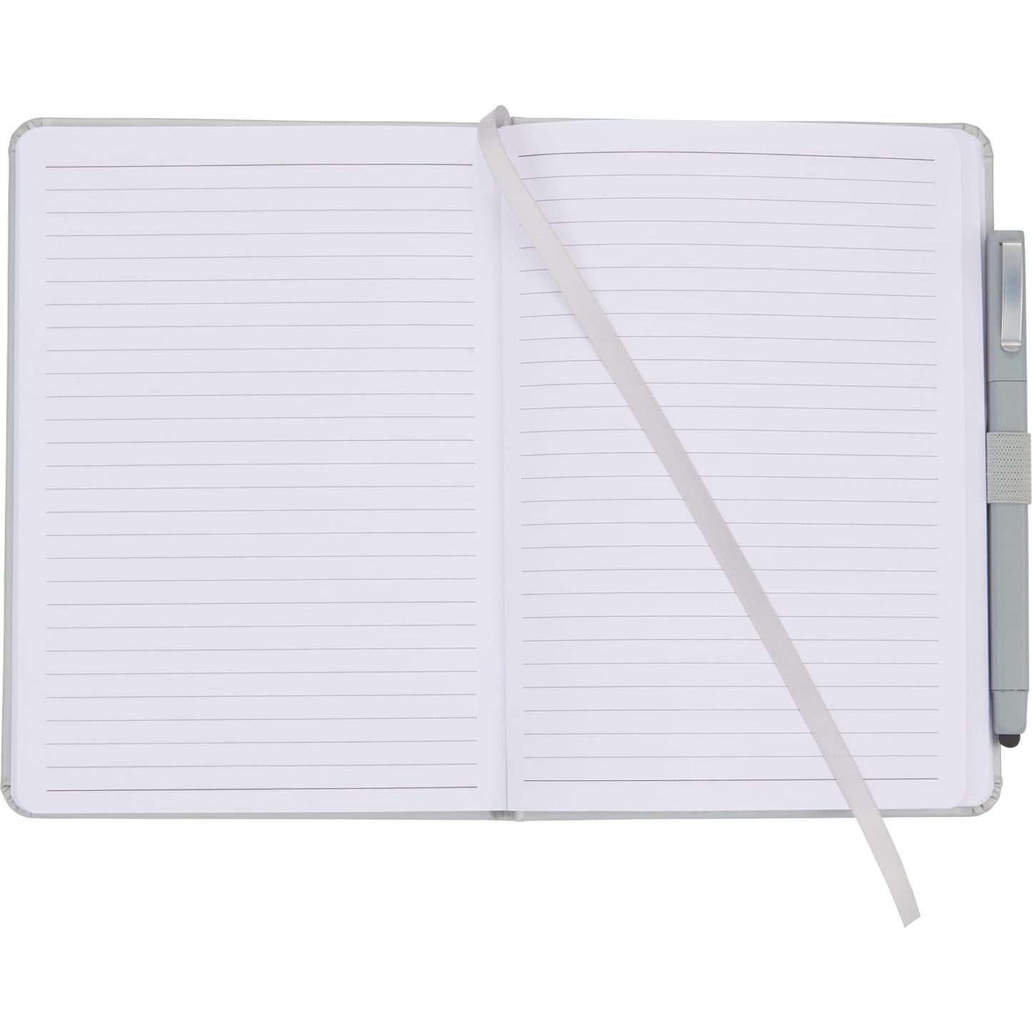 Front View of Silver FSC® Mix Vienna Hard Bound Journal Bundle Set
