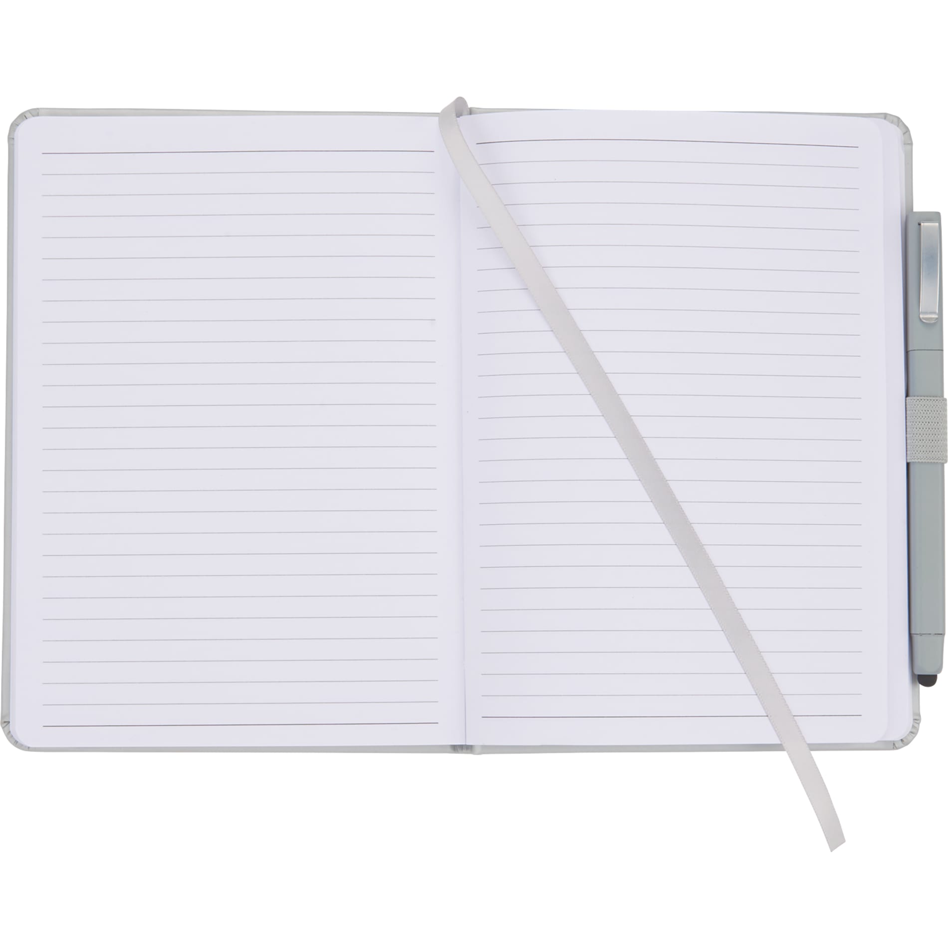 Front View of Silver FSC® Mix Vienna Hard Bound Journal Bundle Set