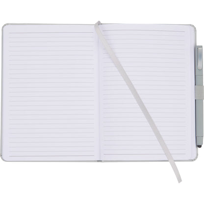 Front View of Silver FSC® Mix Vienna Hard Bound Journal Bundle Set