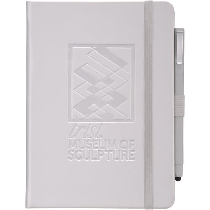 Front View of Silver FSC® Mix Vienna Hard Bound Journal Bundle Set