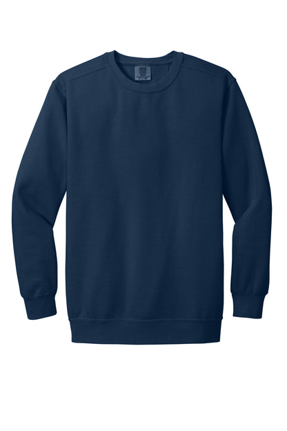 Front View of TrueNavy COMFORT COLORS Ring Spun Crewneck Sweatshirt. 1566