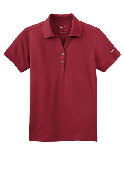 Front View of Varsity Red Nike Women's Dri-FIT Classic Polo. 286772