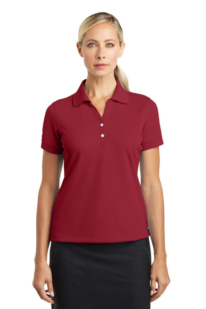 Front View of Varsity Red Nike Women's Dri-FIT Classic Polo. 286772