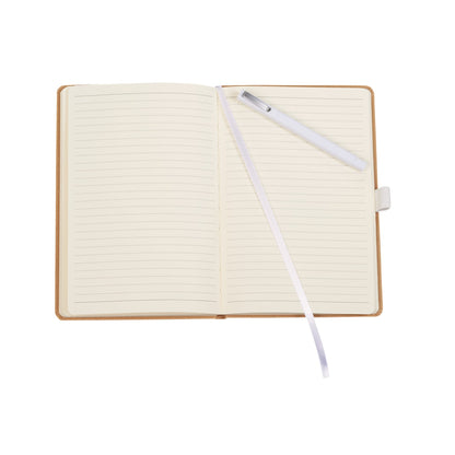 Front View of White Eco Color Bound Journal Bundle Set