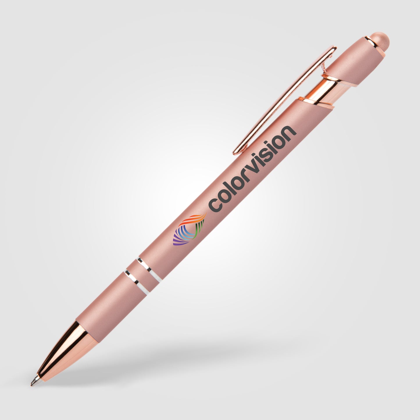 Gold (Barrel) Ellipse Softy Rose Gold Metallic w/ Stylus