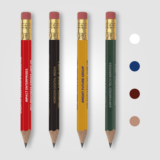 Golf Pencil (Hex with eraser)  grouped