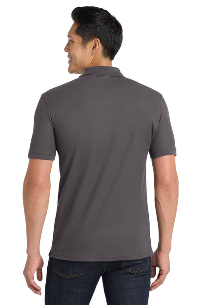 Graphite Port Authority Core Classic Pique Pocket Polo. K100P