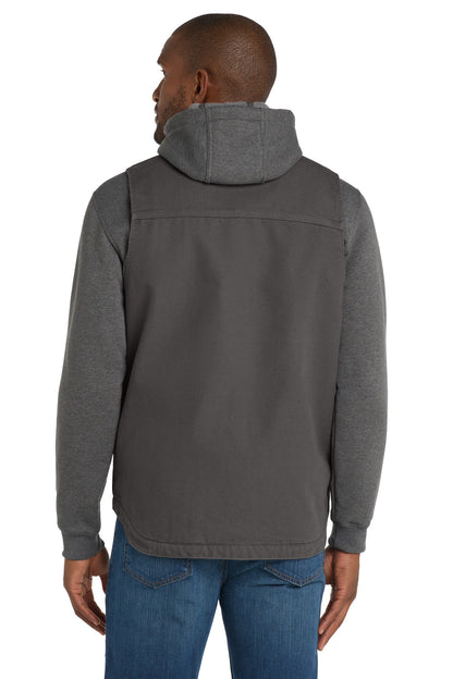 Gravel Carhartt Sherpa-Lined Mock Neck Vest CT104277