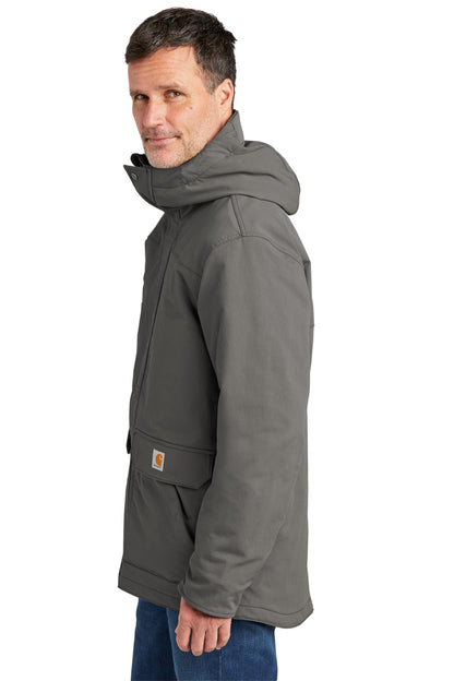 Gravel Carhartt Super Dux Insulated Hooded Coat CT105533