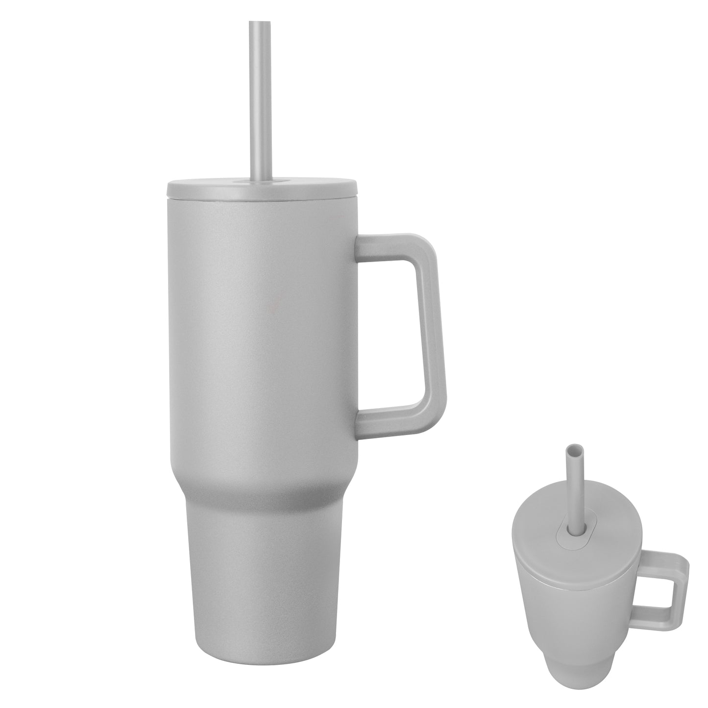 GRAY 40 Oz. Full Color Jackson Intrepid Stainless Steel Tumbler plain grouped