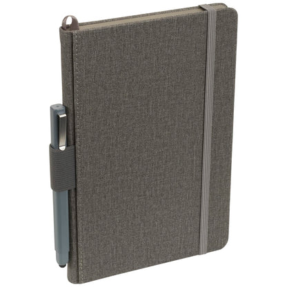 Gray 5.5" x 8.5" FSC® Mix Heathered Hard Bound Journal plain
