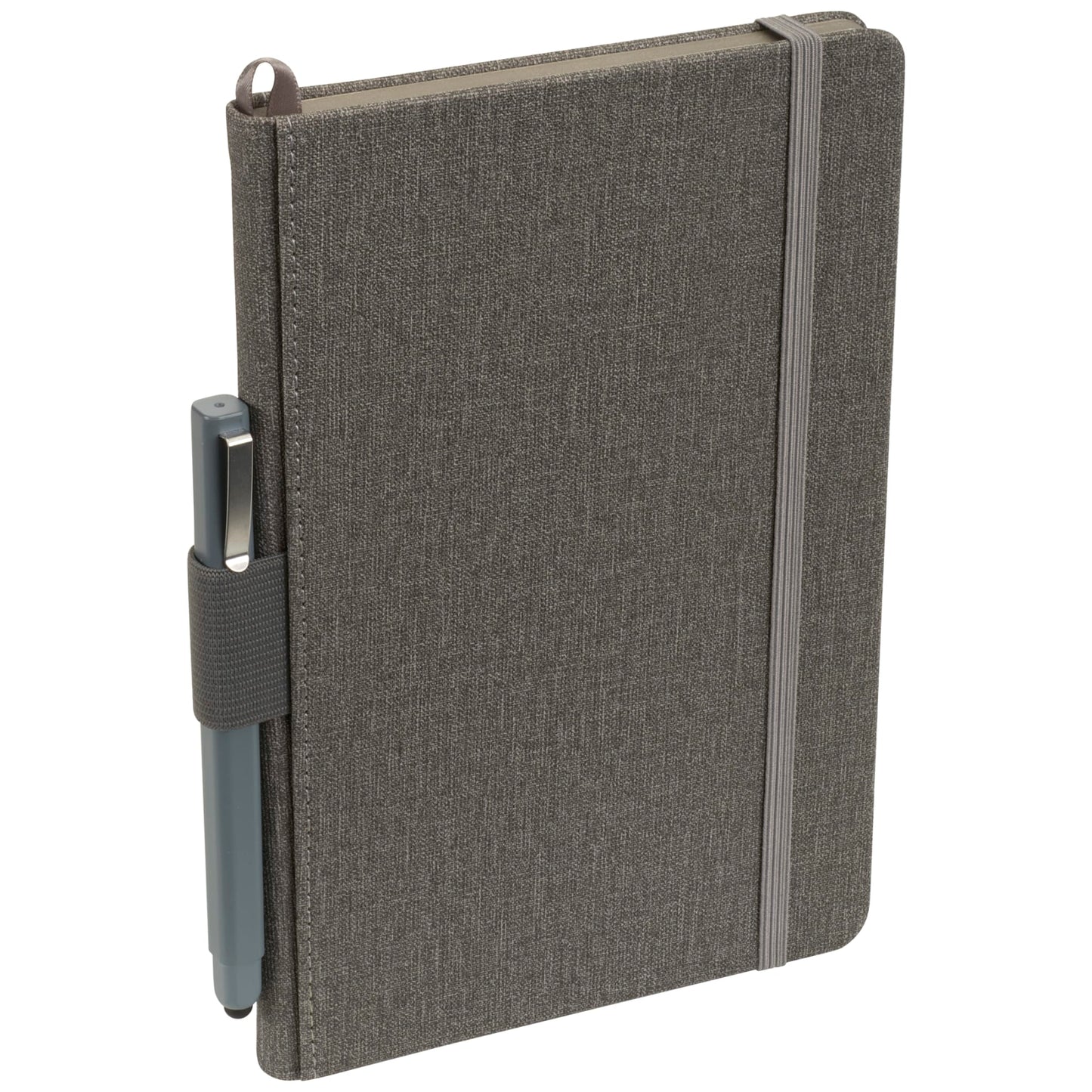 Gray 5.5" x 8.5" FSC® Mix Heathered Hard Bound Journal plain