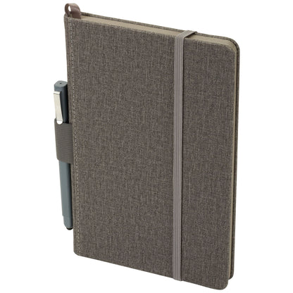 Gray 5.5" x 8.5" FSC® Mix Heathered Hard Bound Journal plain