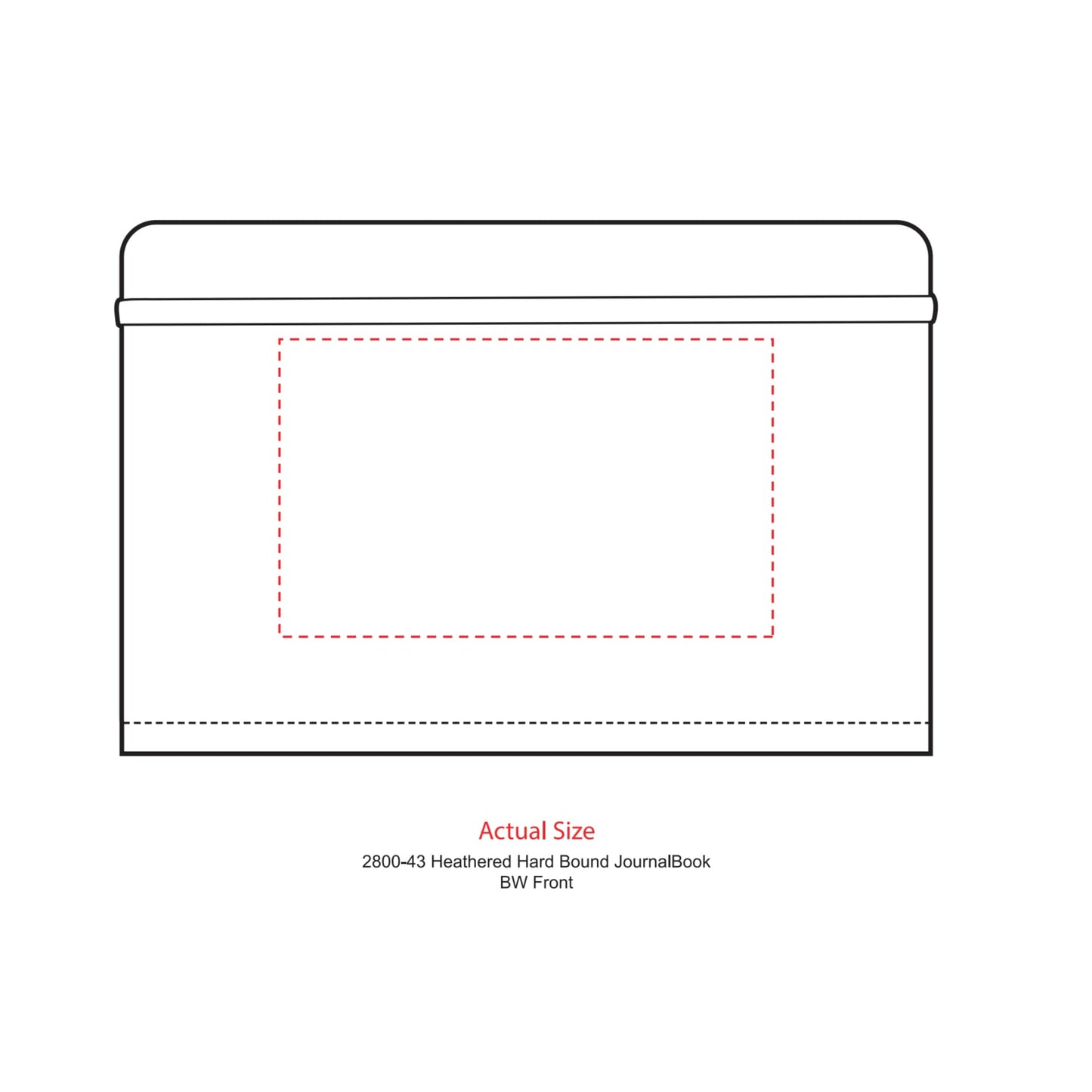 Gray 5.5" x 8.5" FSC® Mix Heathered Hard Bound Journal