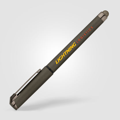 Gray (Barrel) Islander Softy Monochrome Metallic Stylus Gel Pen