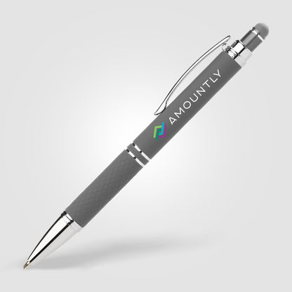 Gray (Barrel) Phoenix Softy Gel Pen w/ Stylus