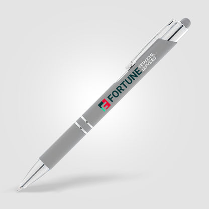 Gray (Barrel) Tres-Chic Softy w/ Stylus Top