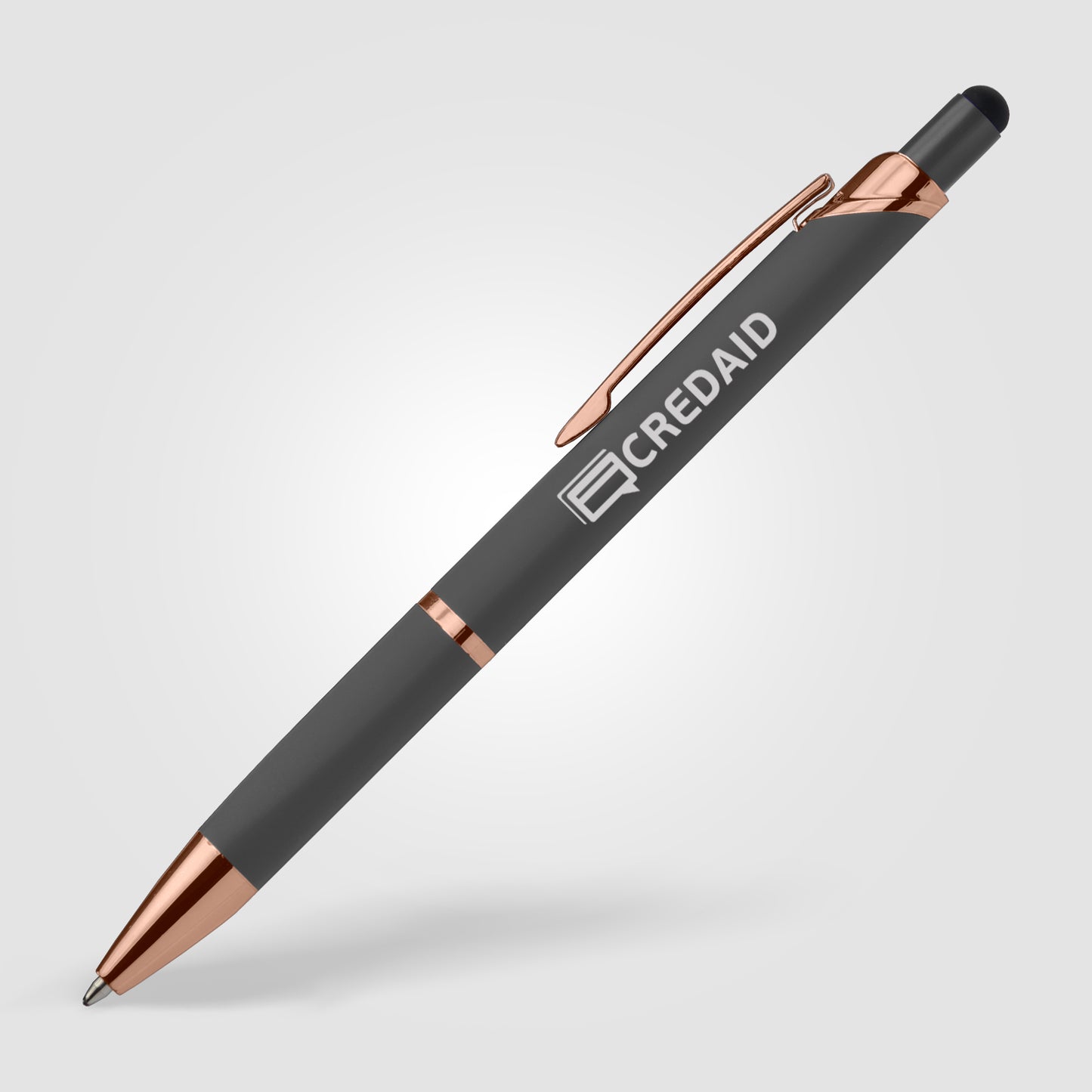Gray (Barrel) Zenith Tri-Softy Rose Gold w/Stylus