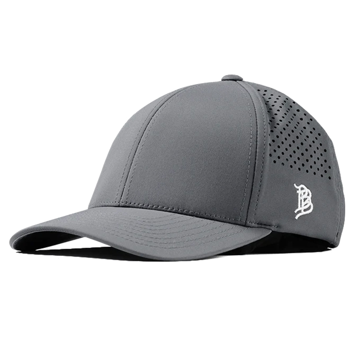 GRAY Branded Bills Bare Curved Performance Cap plain grouped
