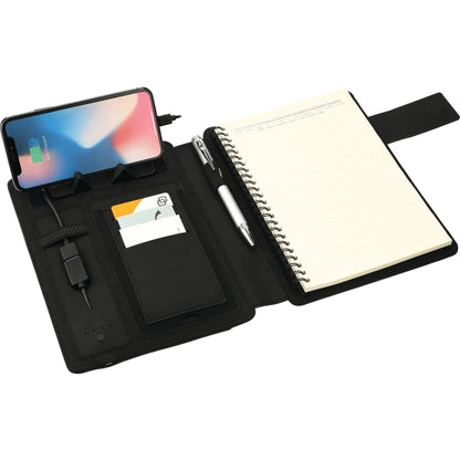 Gray FSC® Mix Titus 5000 mAh Wireless Charging Journal