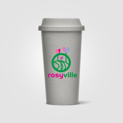 Gray (Lid) Costa Rica - 16 oz. Wheat Plastic Tumbler