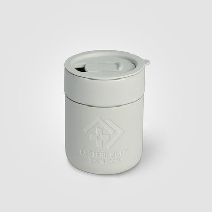 Gray (Lid) Obsidian - 10 oz. Ceramic and Silicone Mug