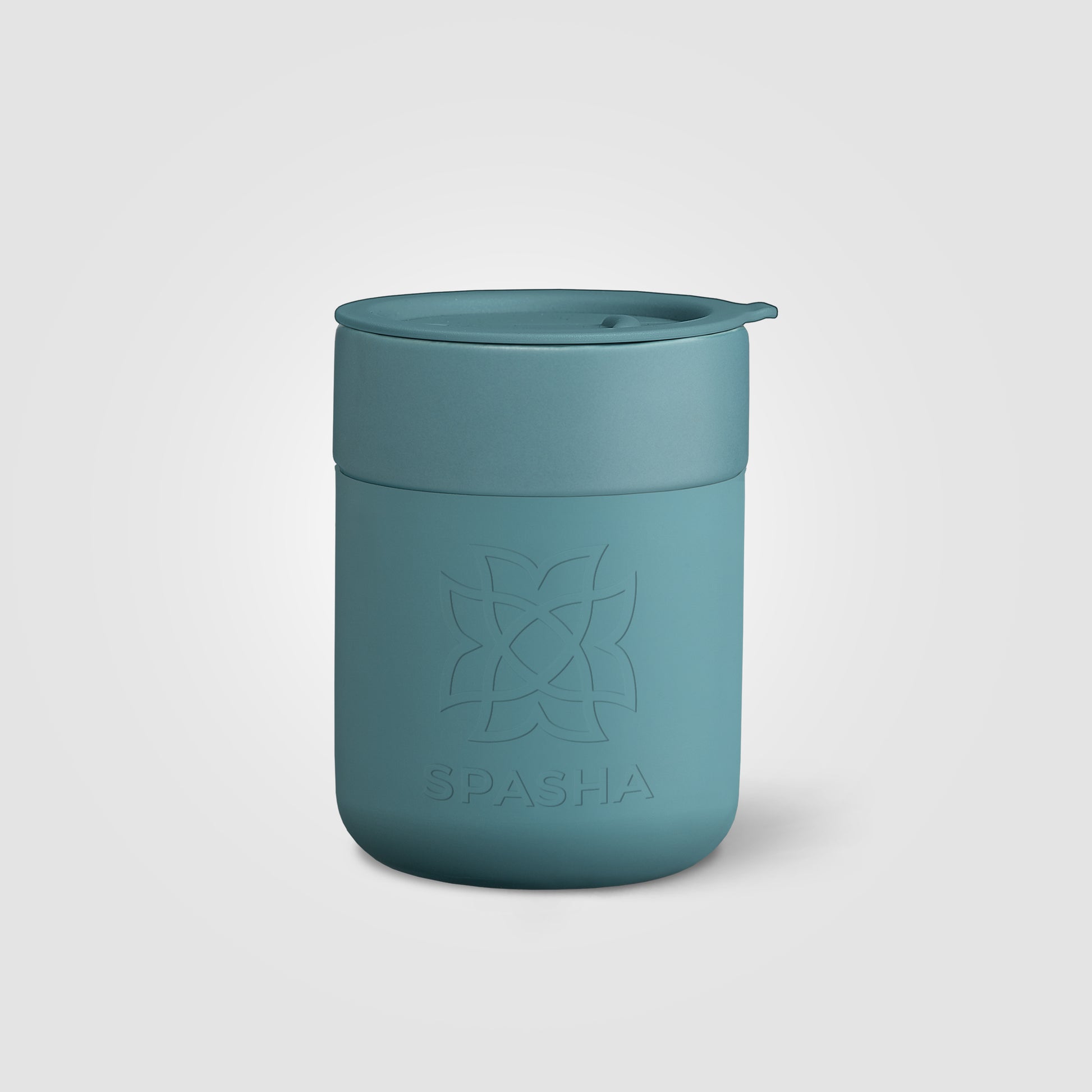 Gray (Lid) Obsidian - 10 oz. Ceramic and Silicone Mug