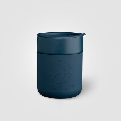 Gray (Lid) Obsidian - 10 oz. Ceramic and Silicone Mug