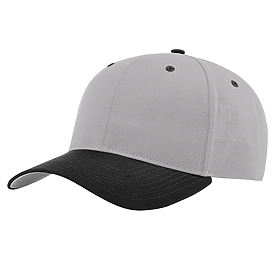 GRAY/BLACK Richardson Pro Twill Snapback Cap