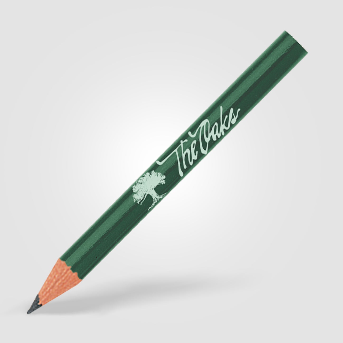 Green (Barrel) Golf Pencil (Round)