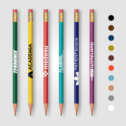 Green (Barrel) Round Pencil