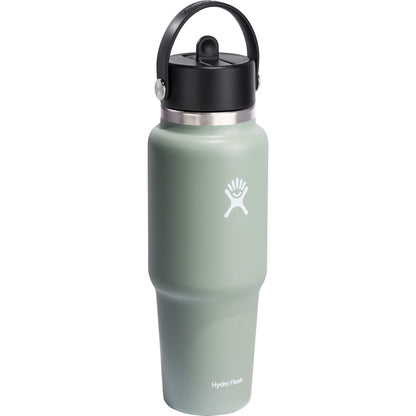 Green Hydro Flask® Travel Bottle w/ Flex Straw Cap 32oz