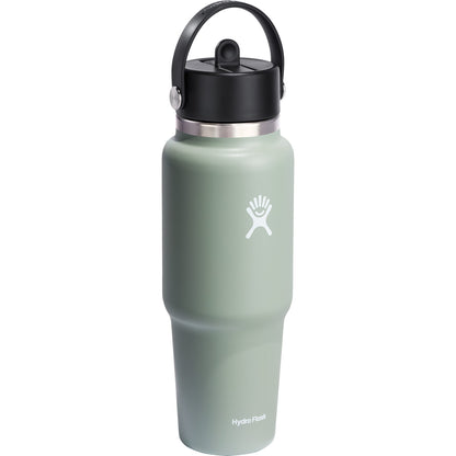 Green Hydro Flask® Travel Bottle w/ Flex Straw Cap 32oz