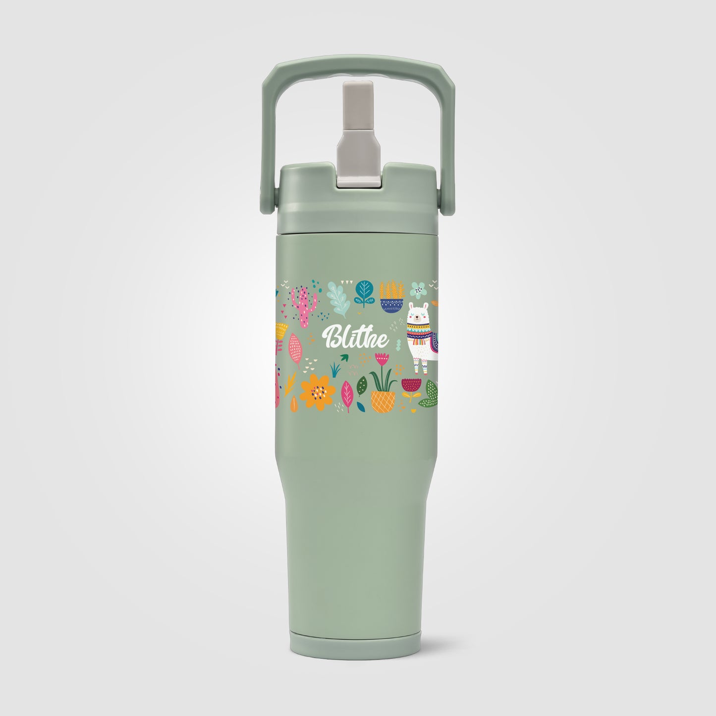 Green (Lid) Polar Duo - 32 oz. Double-Wall Recycled Stainless Steel Tumbler with Storage Base