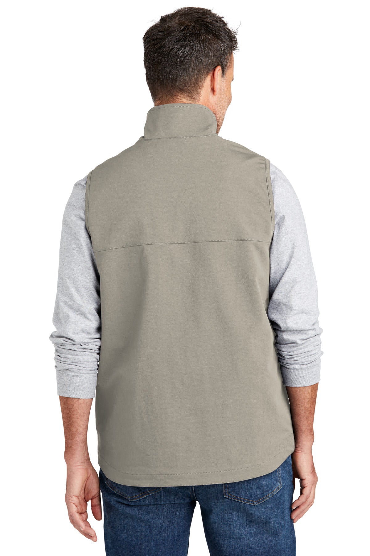 Greige Carhartt Super Dux Soft Shell Vest CT105535