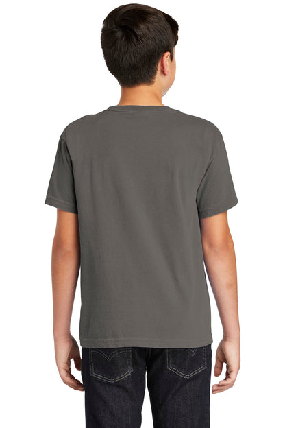 Grey COMFORT COLORS Youth Heavyweight Ring Spun Tee. 9018