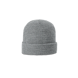 HEATHER GRAY Richardson Waffle Knit Beanie with Cuff