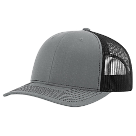 HEATHER GRAY/BLACK Richardson 112+ R-Flex Adjustable Trucker Cap