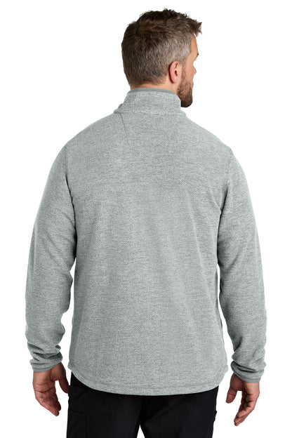 HthrGrey Carhartt Textured 1/2-Zip Fleece Jacket CT106417